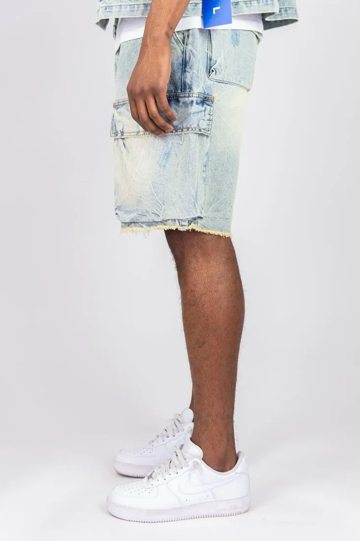 Grunge Cargo Jorts [12" Inseam Relaxed Fit] | Rebel Minds