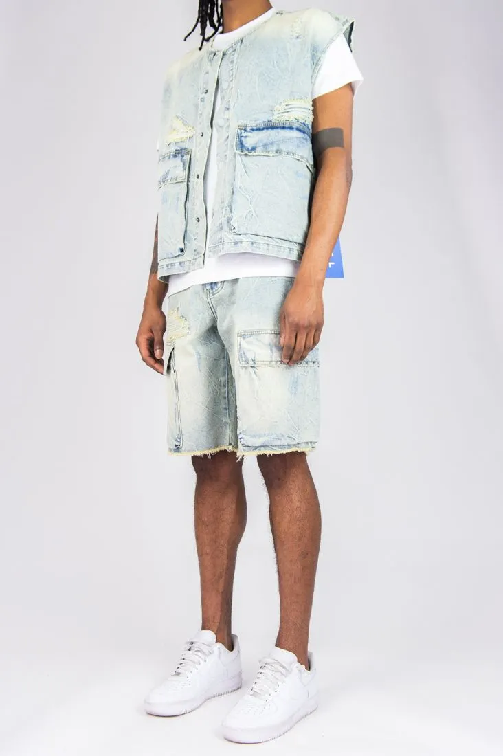 Grunge Cargo Jorts [12" Inseam Relaxed Fit] | Rebel Minds