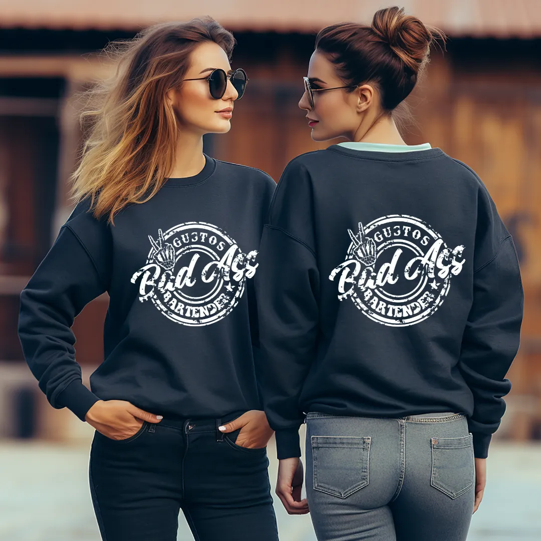 Gustos Badass Bartender Sweatshirt
