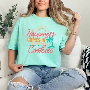 Happiness Comes in Waves [palm tree] - T-Shirt