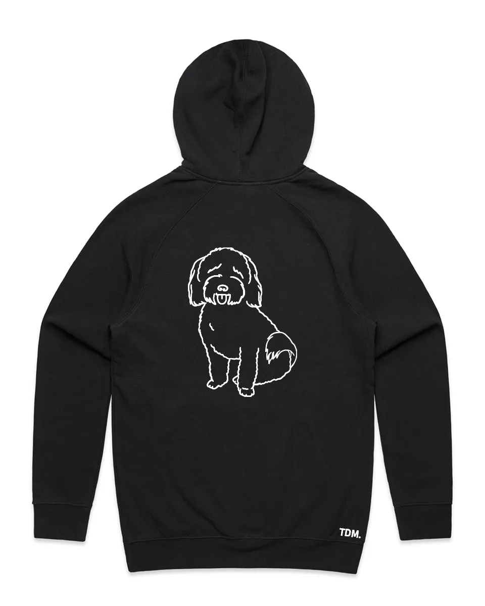 Havanese Mum Illustration: Unisex Hoodie