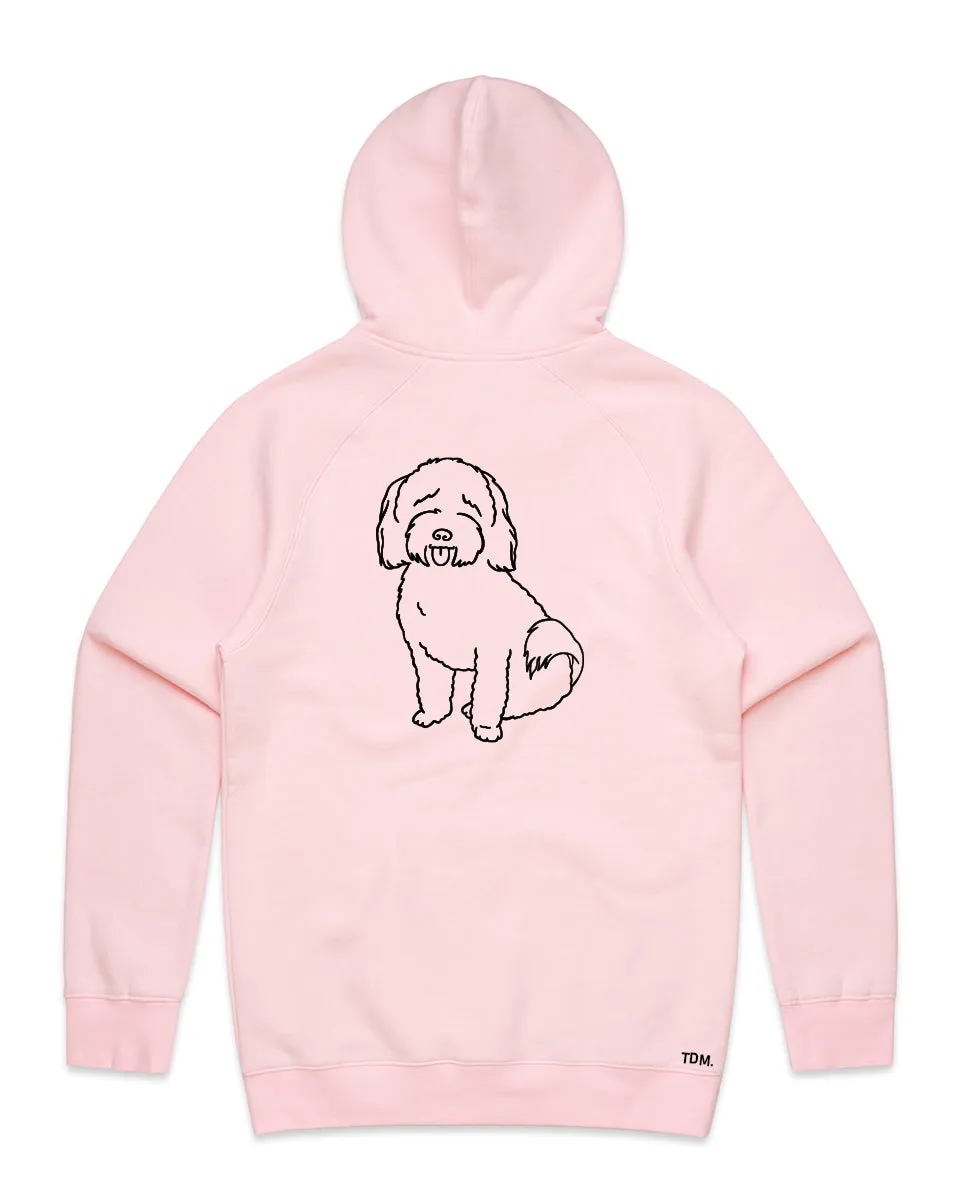 Havanese Mum Illustration: Unisex Hoodie