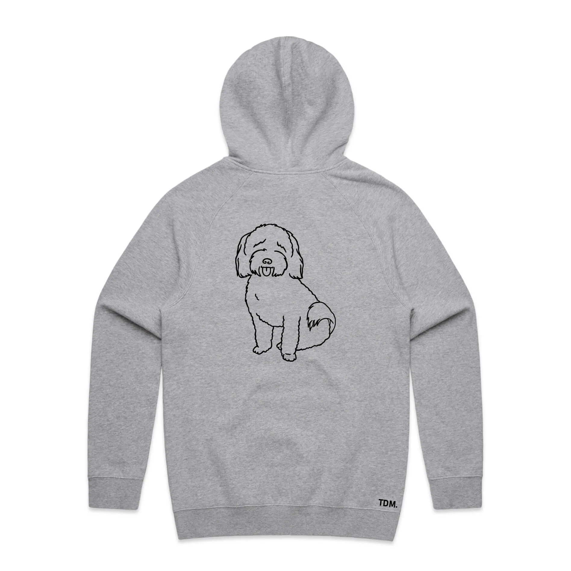 Havanese Mum Illustration: Unisex Hoodie