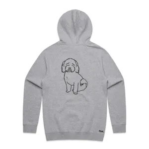Havanese Mum Illustration: Unisex Hoodie