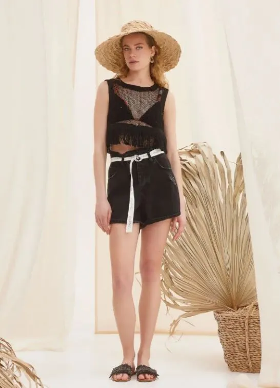 Hitch Jean Shorts