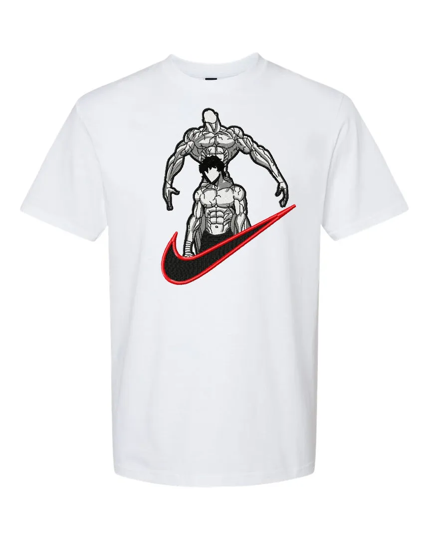 Hoodie Gym Baki 2 White