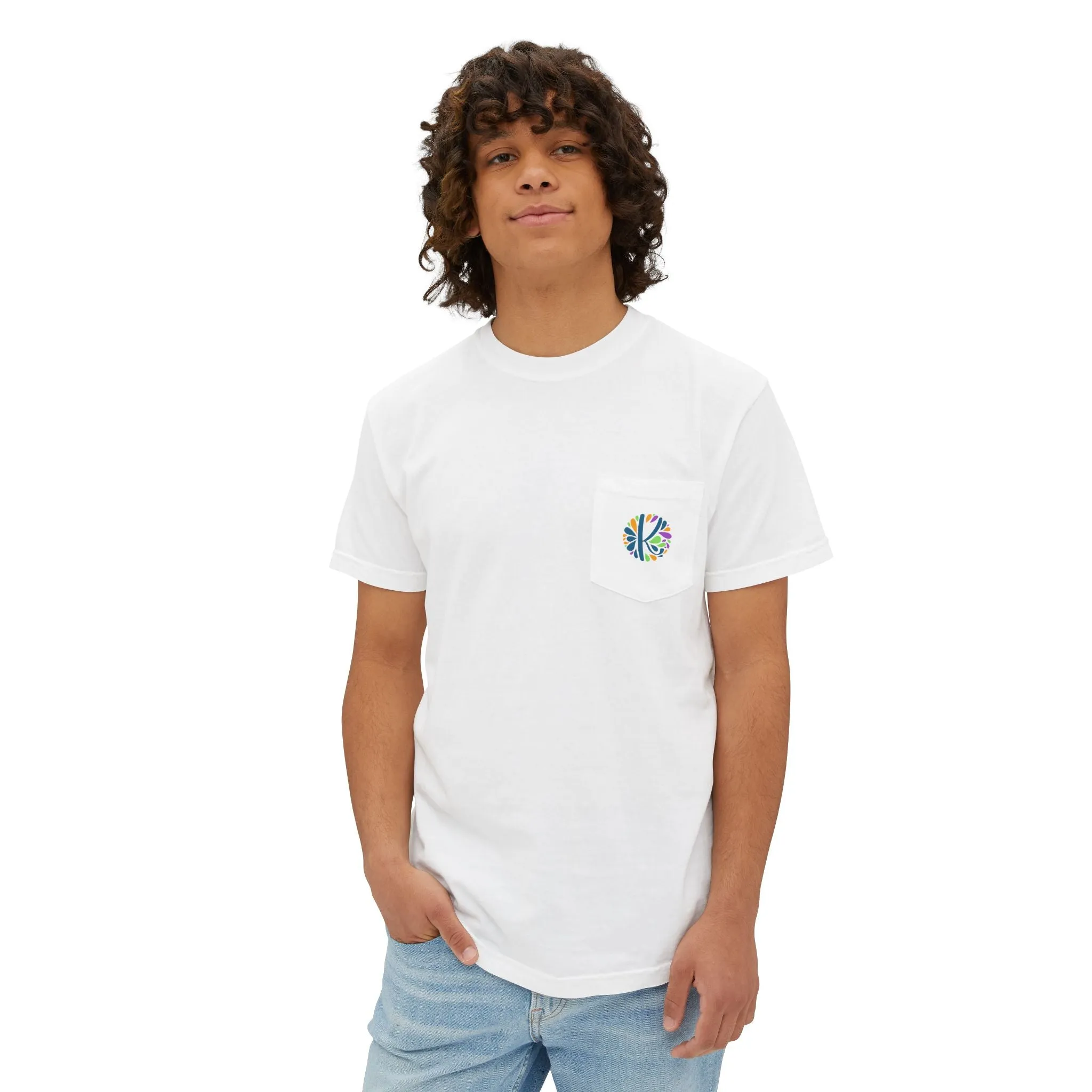Kay Chimba Men’s Garment-Dyed Pocket T-Shirt