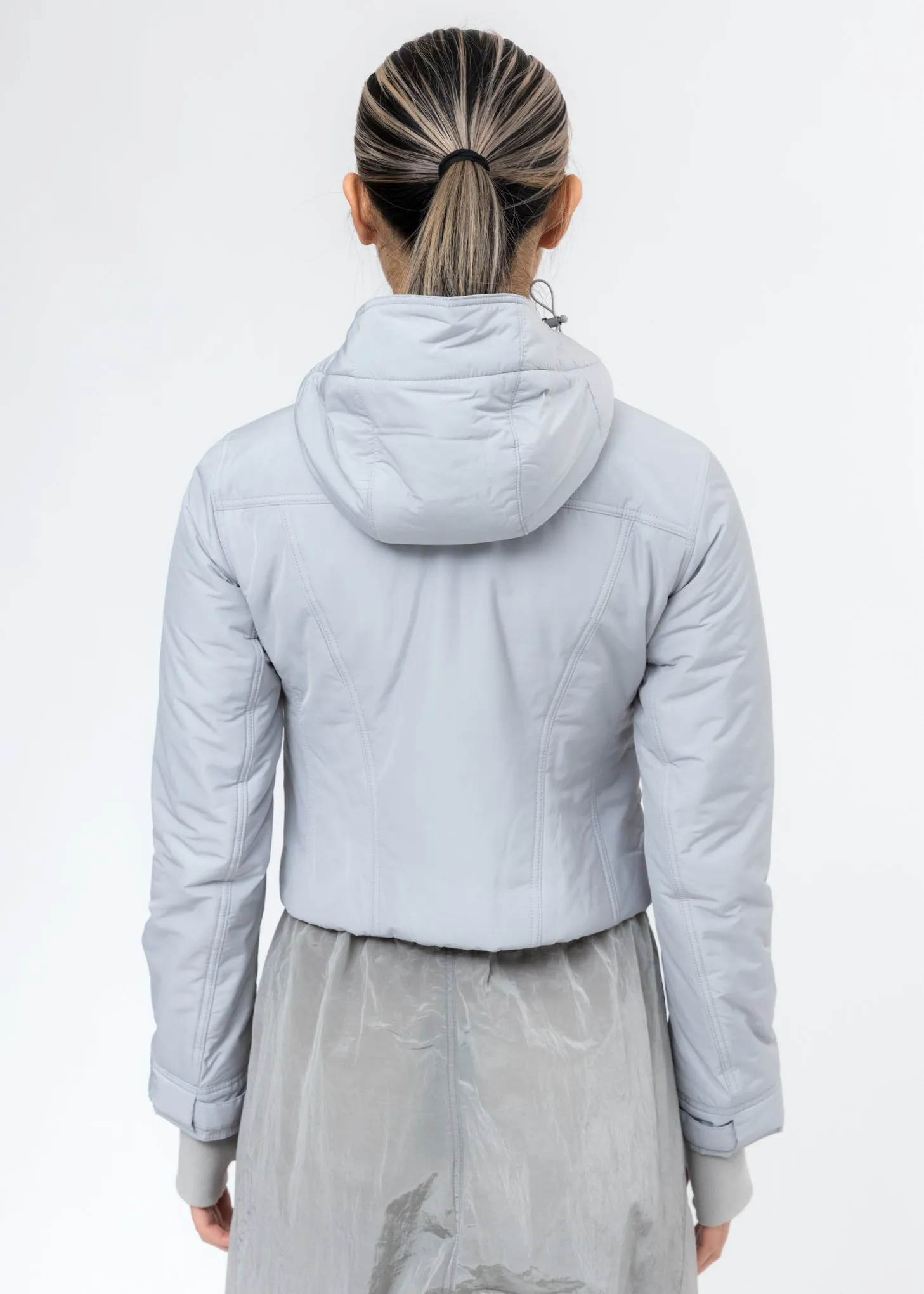 Light Grey Quill Padded Jacket