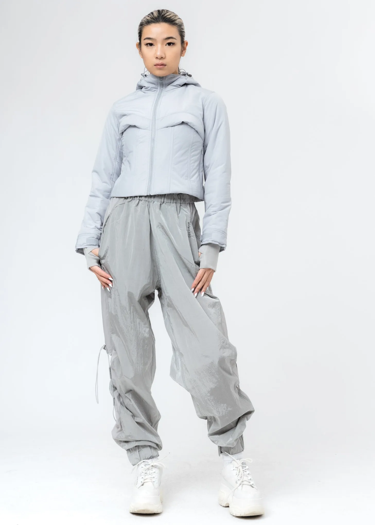 Light Grey Quill Padded Jacket