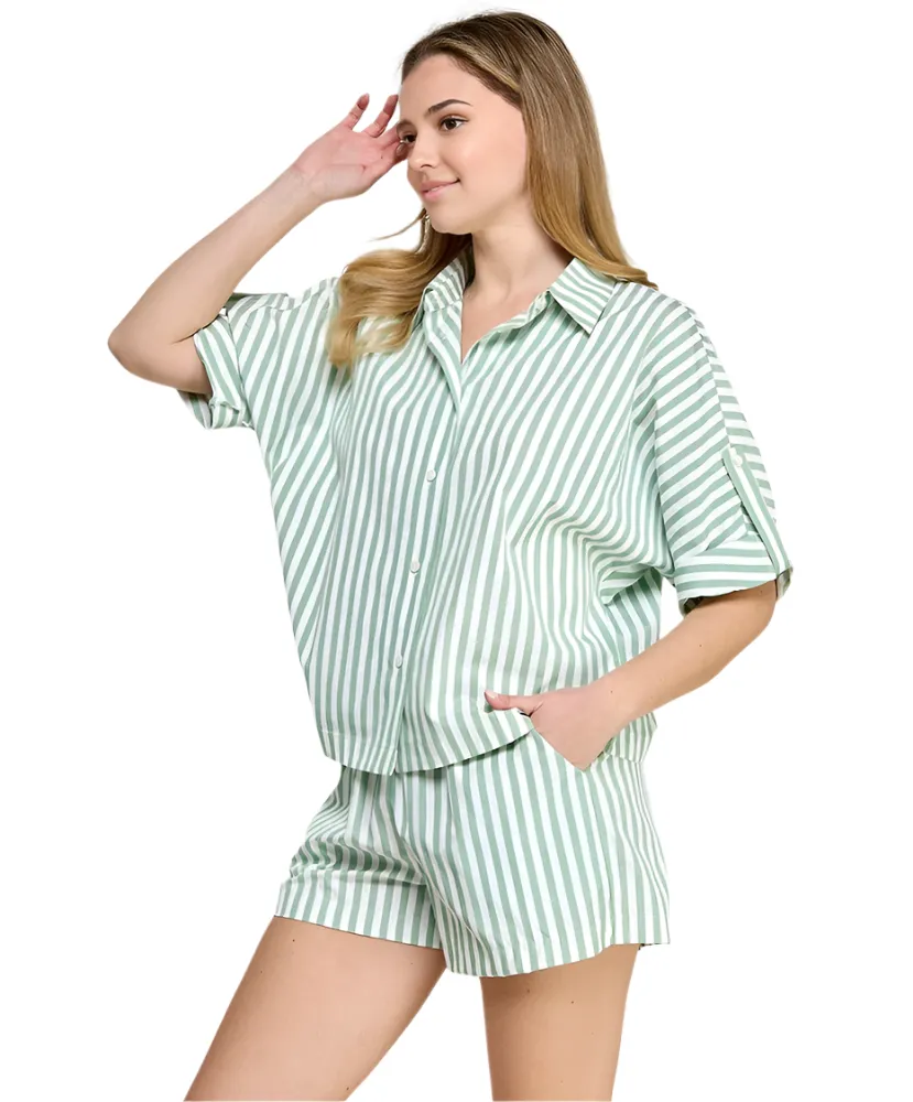 Lou Loose Fit Striped Shirt
