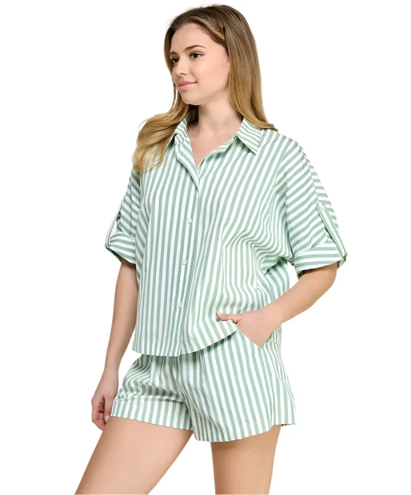 Lou Loose Fit Striped Shirt