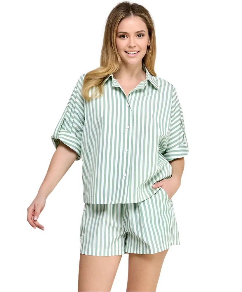 Lou Loose Fit Striped Shirt