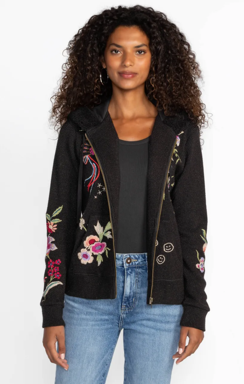Metallic Thermal Zip Up