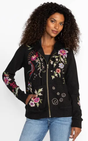 Metallic Thermal Zip Up