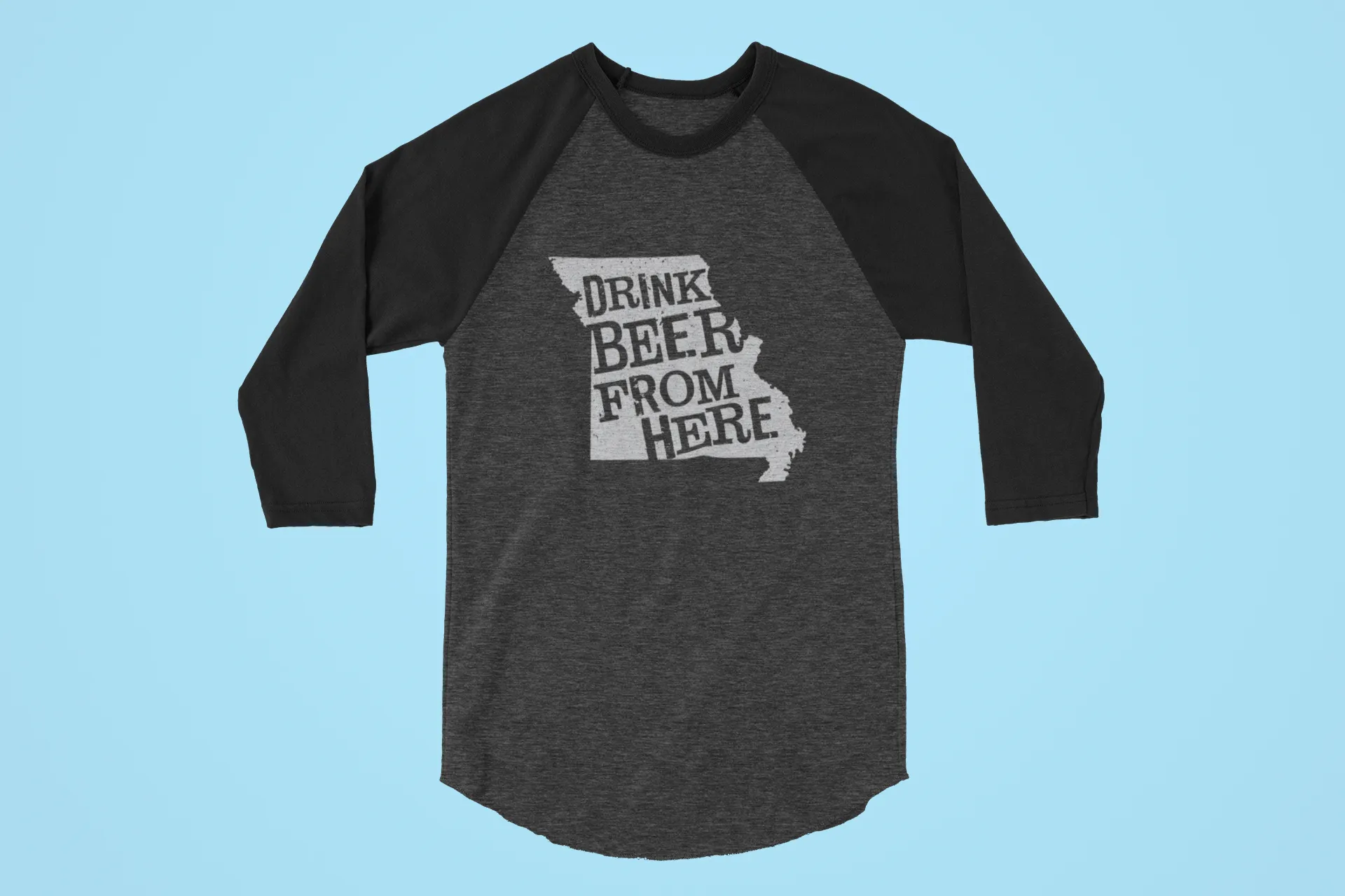 Missouri Drink Beer From Here® - Craft Beer Baseball tee