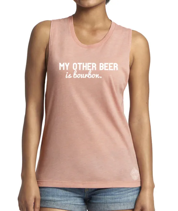 My Other Beer is Bourbon- Women's Tanks