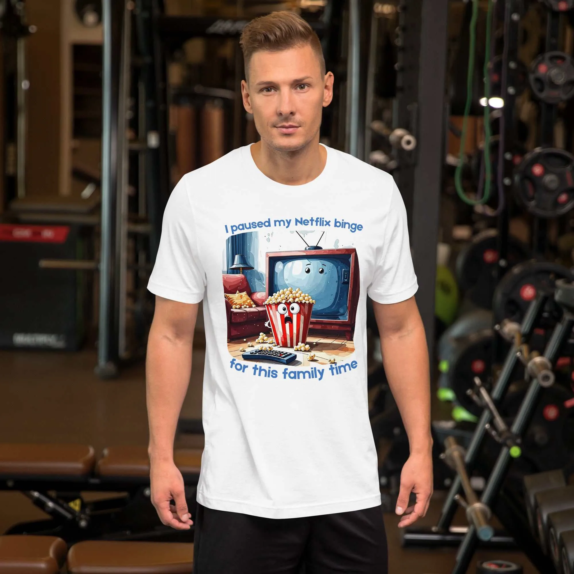 Netflix Binge T-Shirt - Family Time Humor Tee