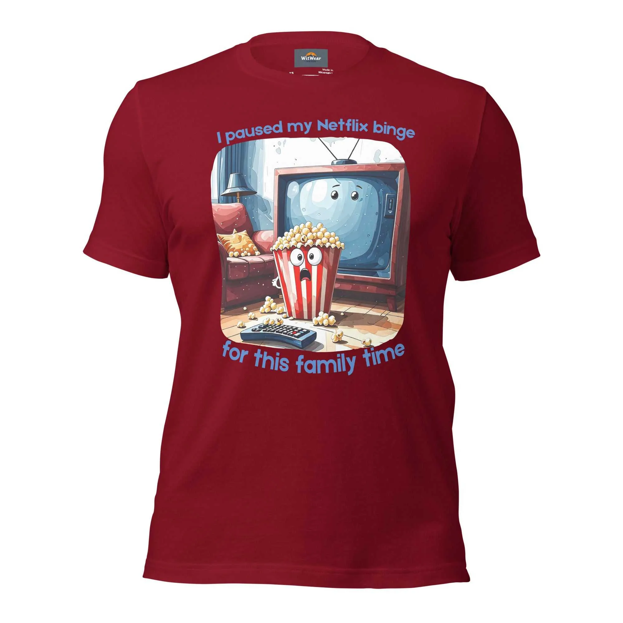 Netflix Binge T-Shirt - Family Time Humor Tee