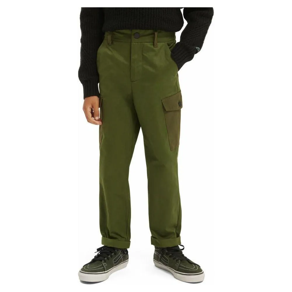 Relaxed Slim-Fit Cargo Pants - Jungle