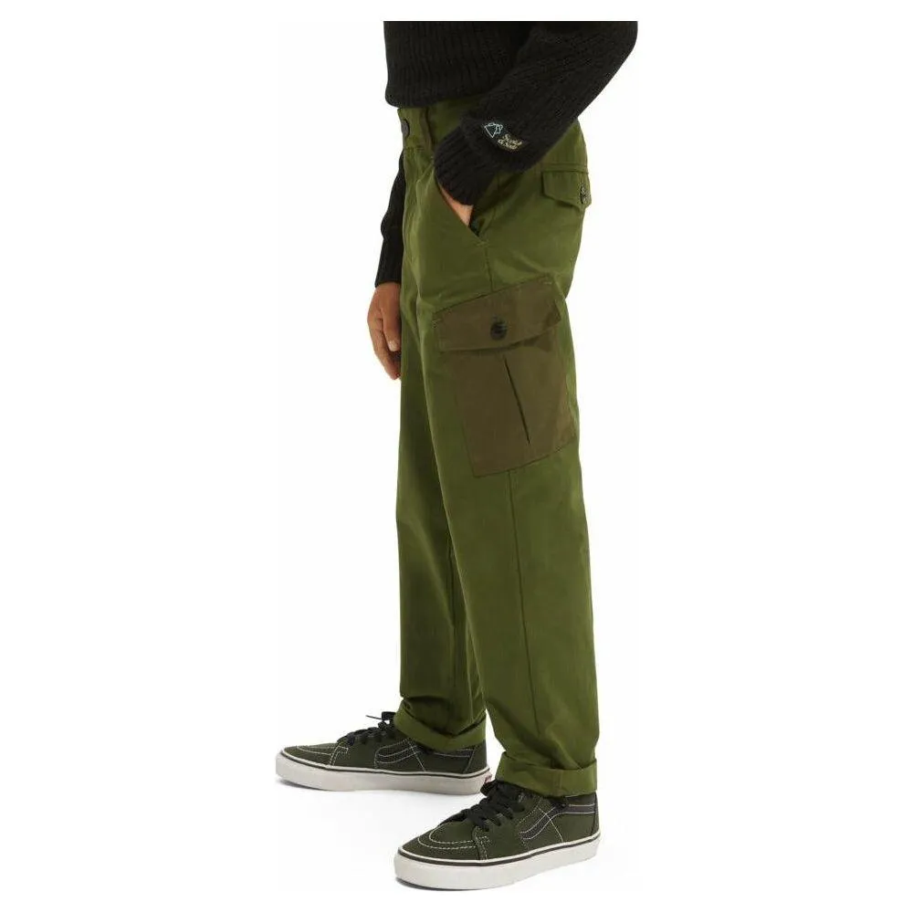 Relaxed Slim-Fit Cargo Pants - Jungle