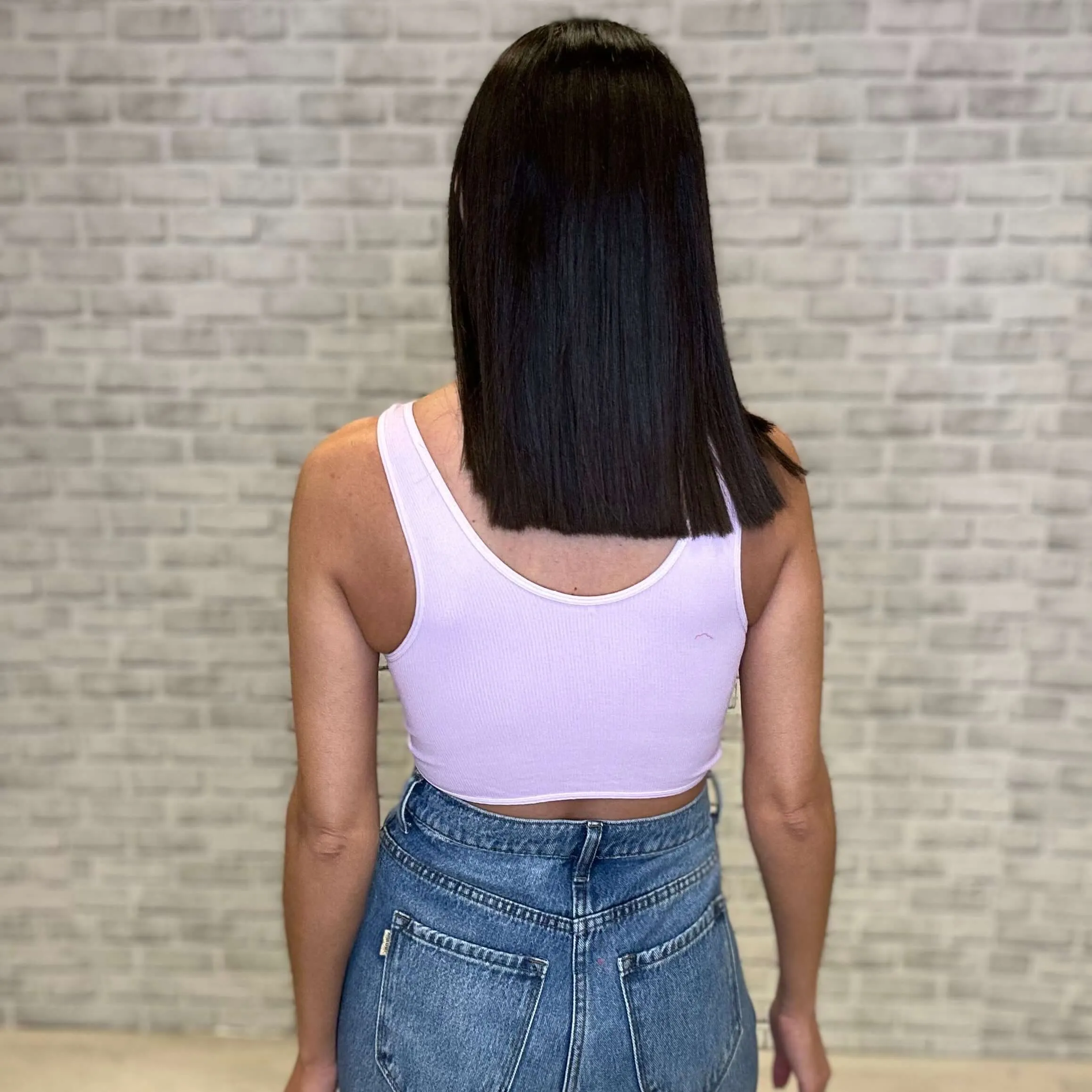 Reversible Twist Bra Top - Fair Orchid
