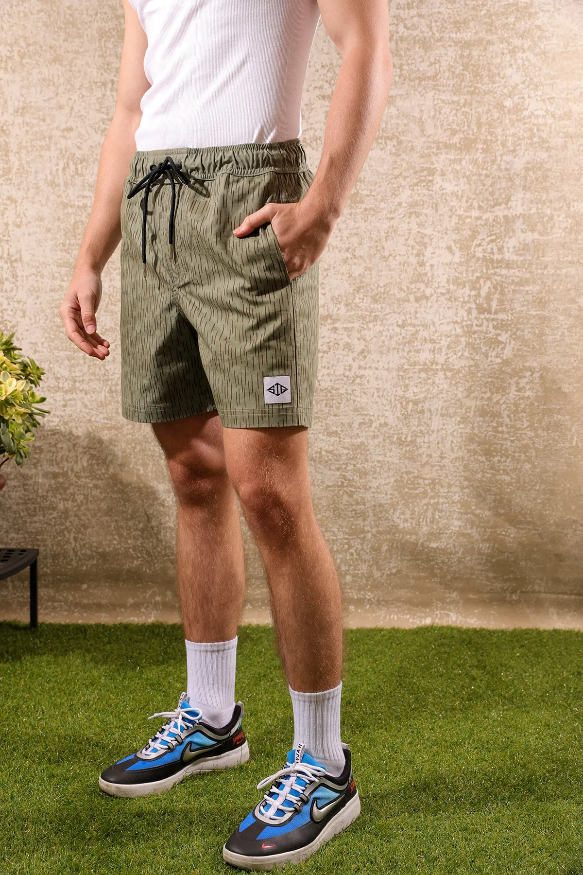 Riviera deck short - Rain Camo