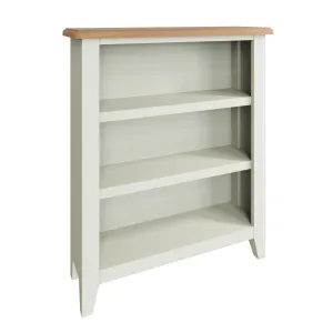 Salisbury Pure White Bookcase Small Wide 70 x 22 x 82 cm