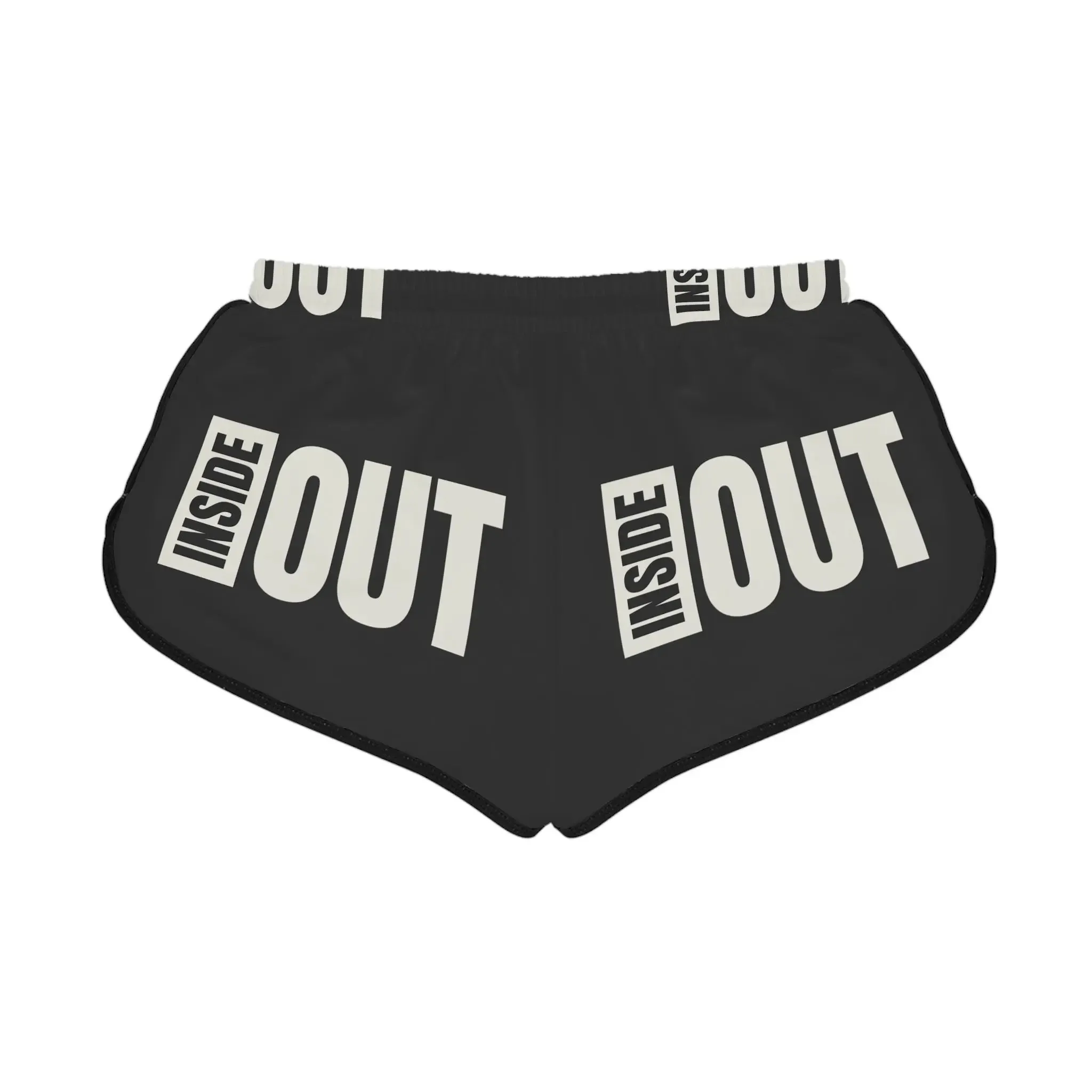 Shorts Women's Relaxed with Inside Out Print