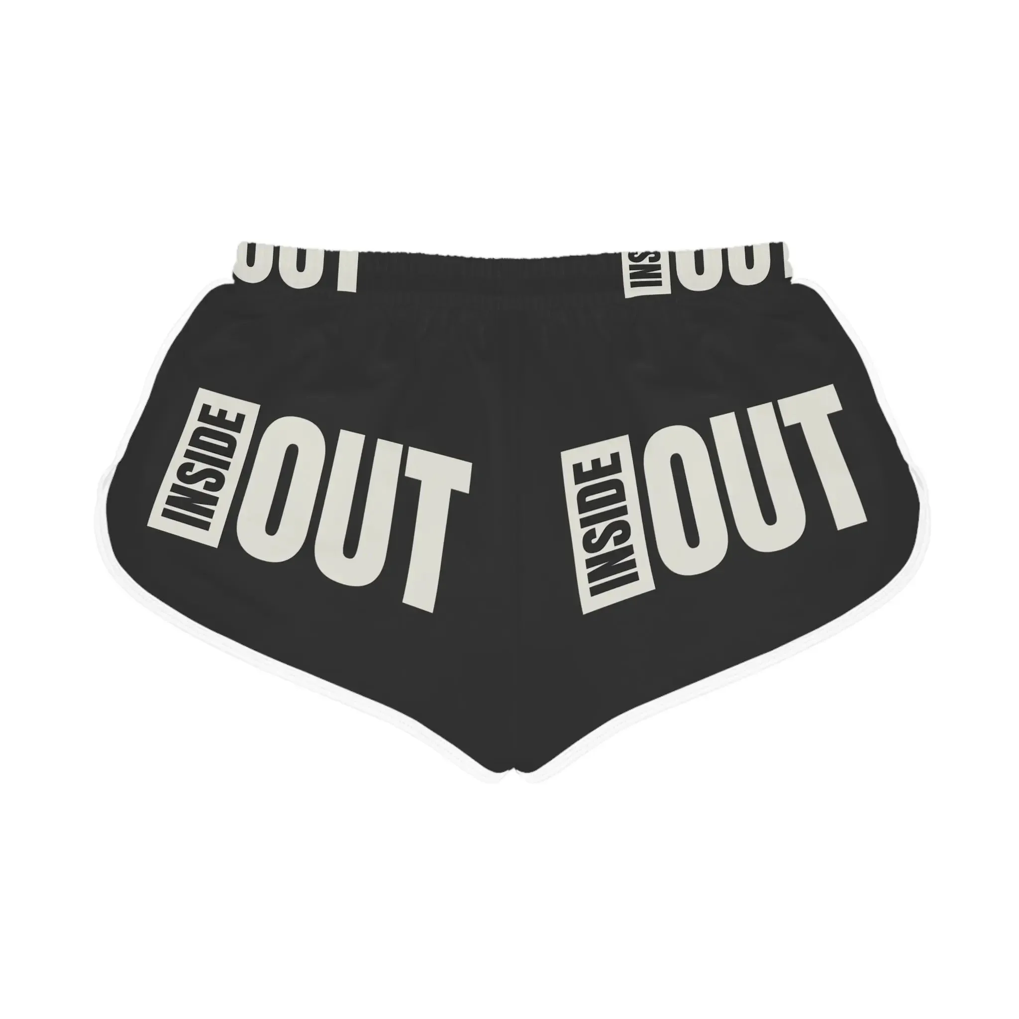Shorts Women's Relaxed with Inside Out Print