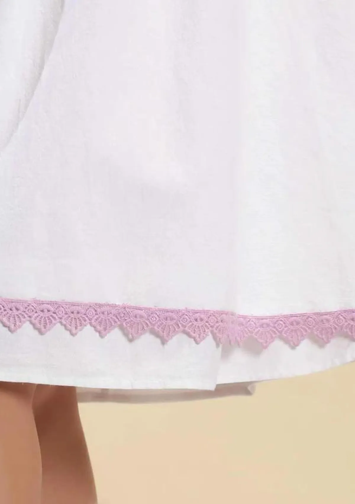Snow White - Petal Sleeve Empire Dress