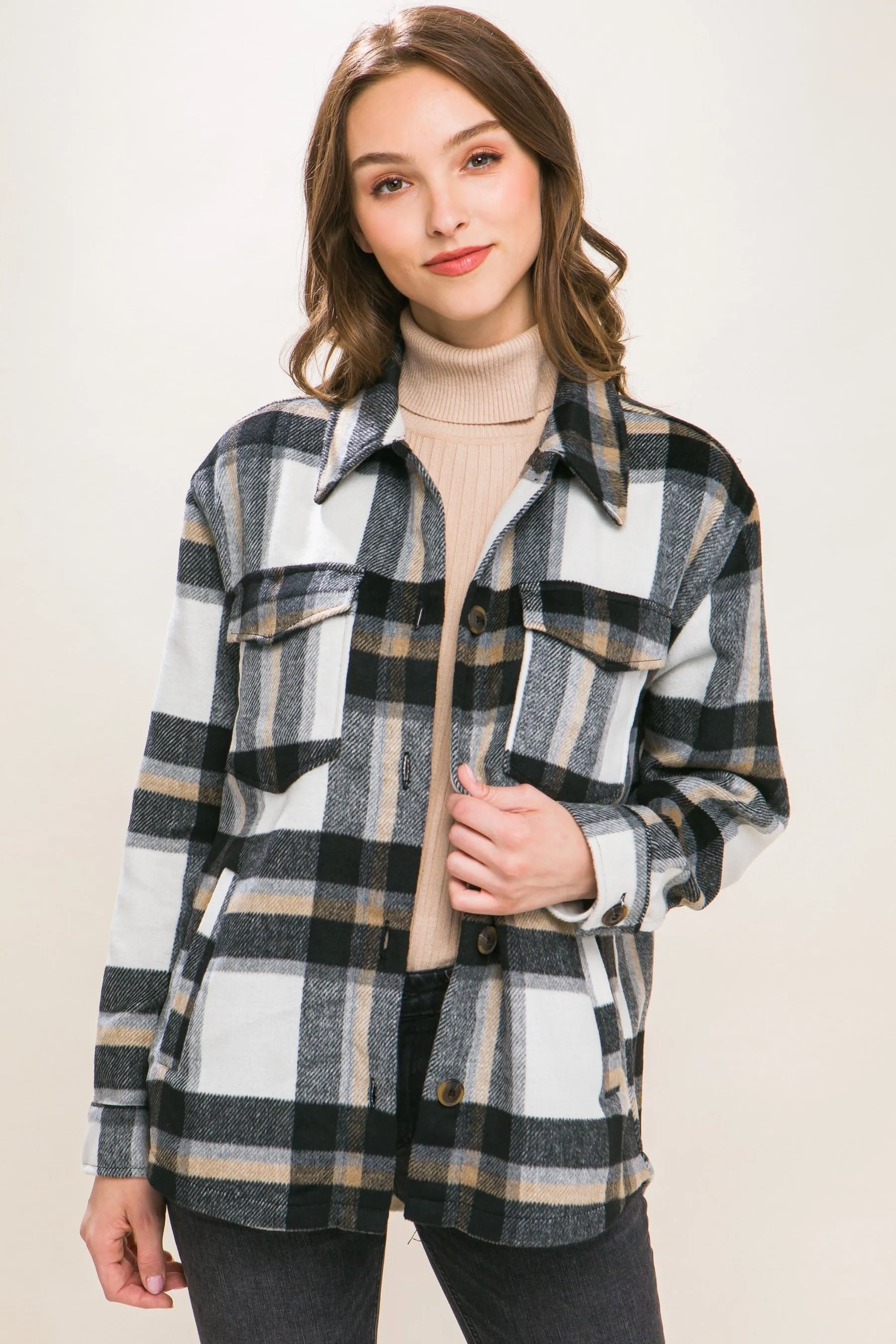 Soft Plaid Shacket