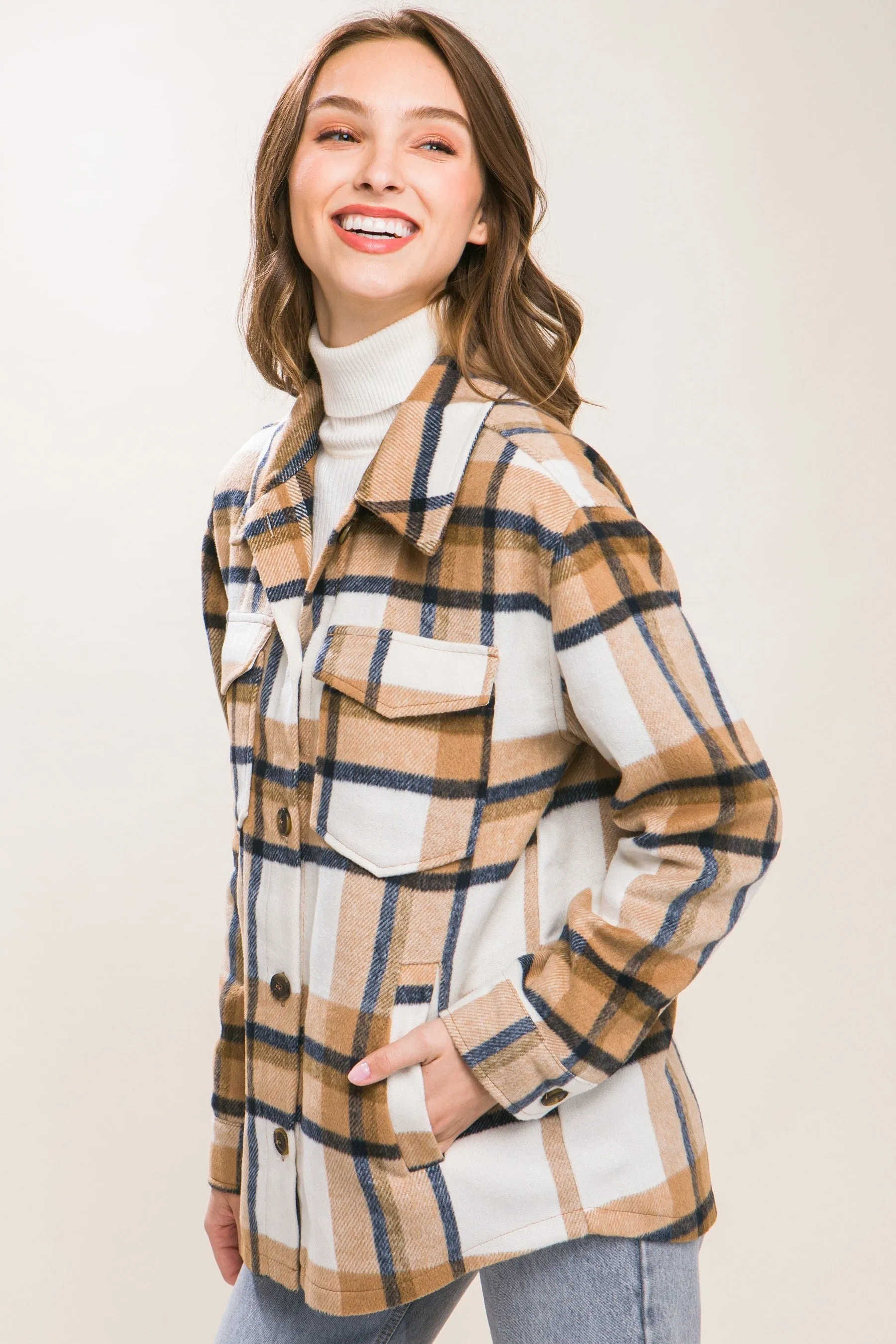 Soft Plaid Shacket
