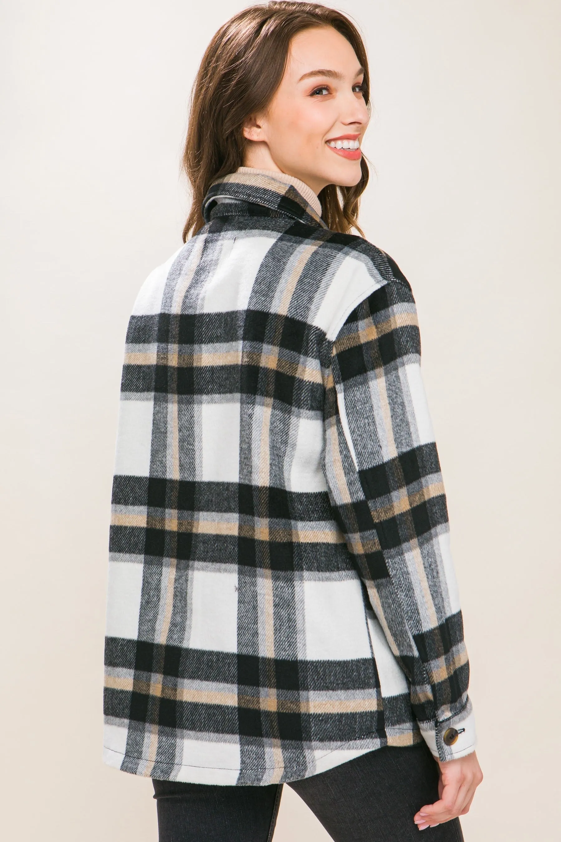 Soft Plaid Shacket