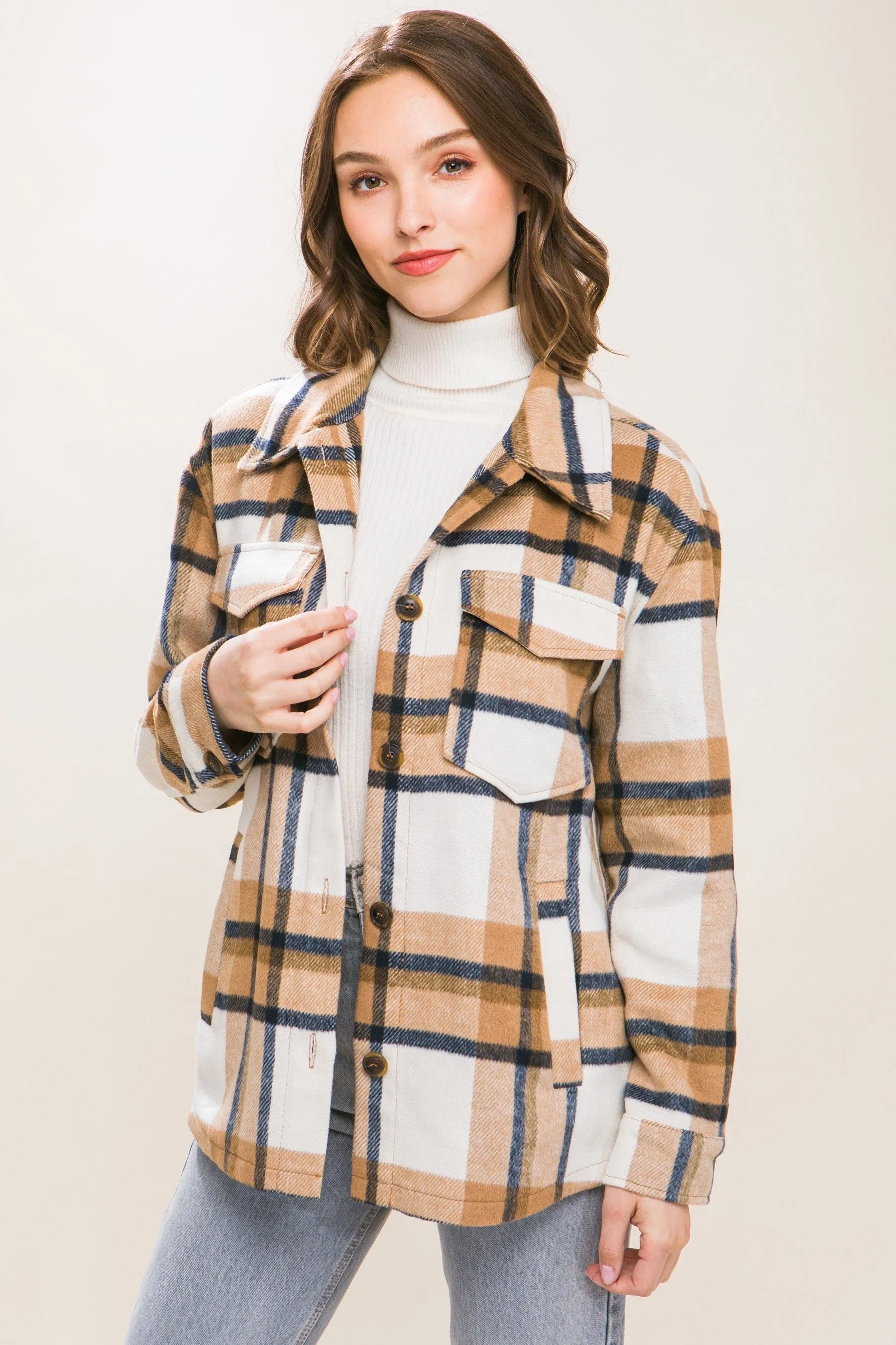Soft Plaid Shacket
