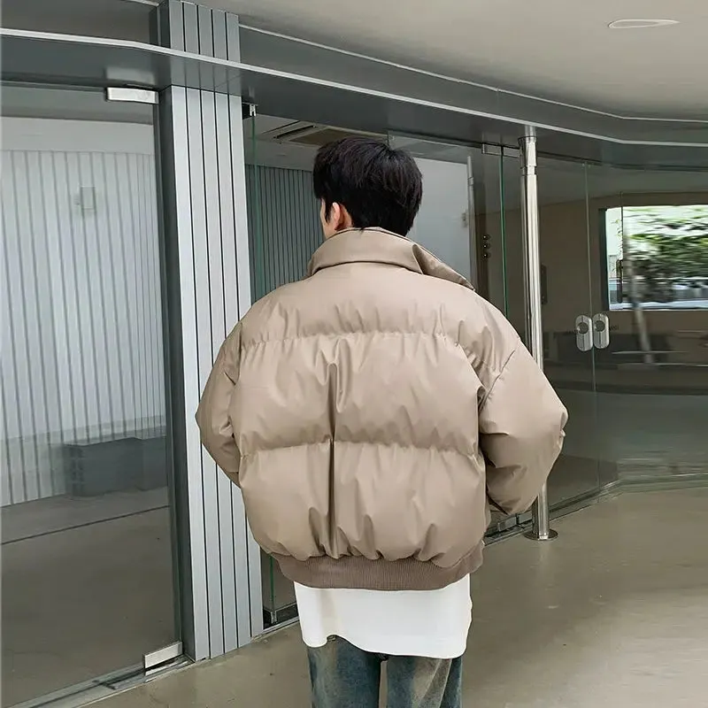 Stand Collar Padded Cotton Down Jacket