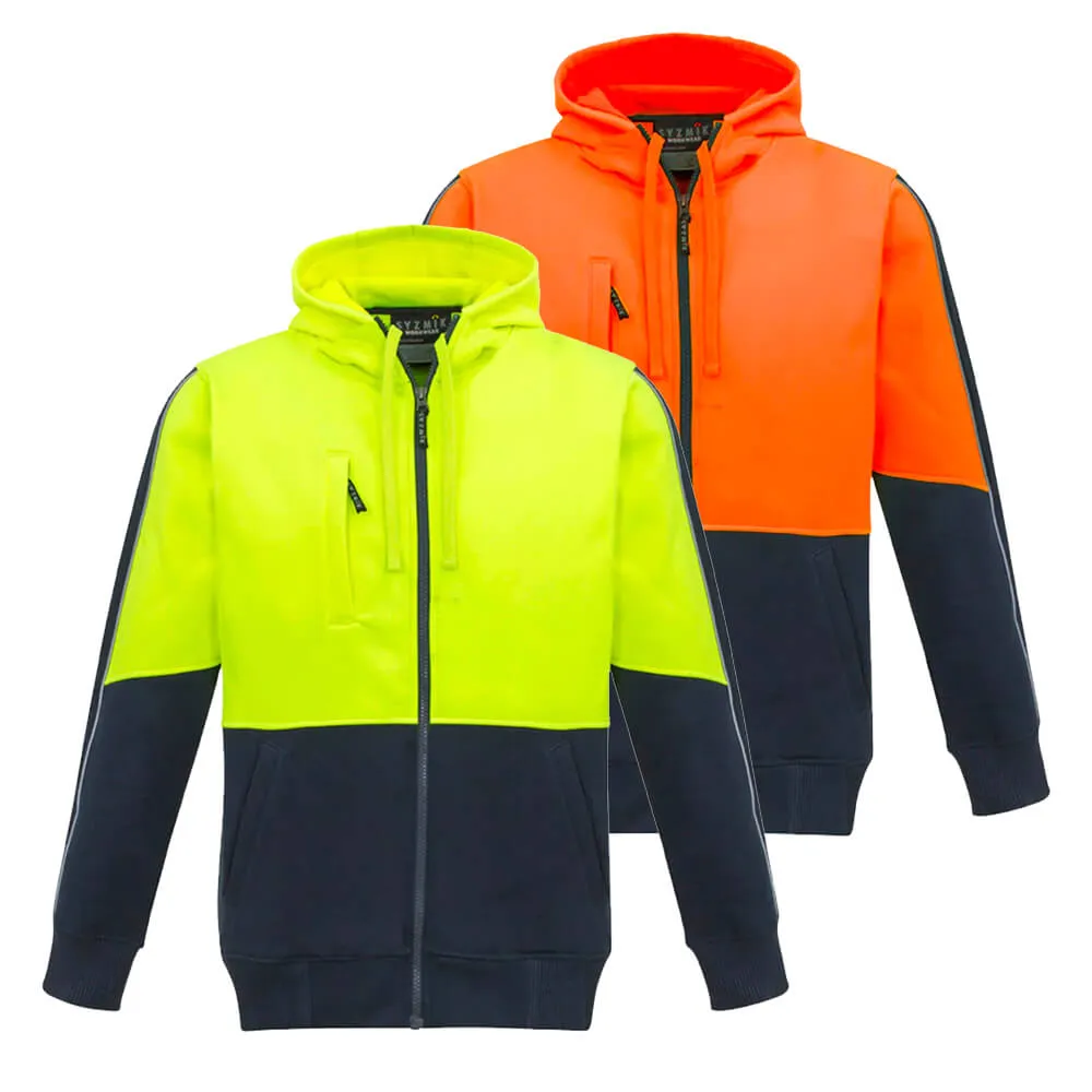 Syzmik ZT485 Unisex Hi Vis Full Zip Hoodie