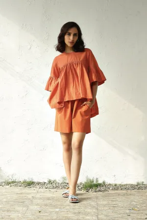 Tangerine Ease Poplin Duo