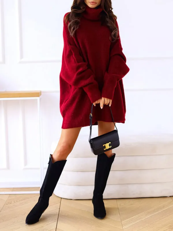 TastyHottie - Women's turtleneck loose warm sweater