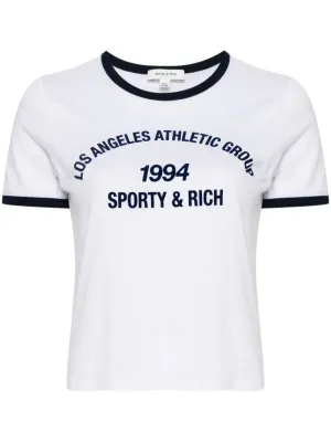 text-print T-shirt