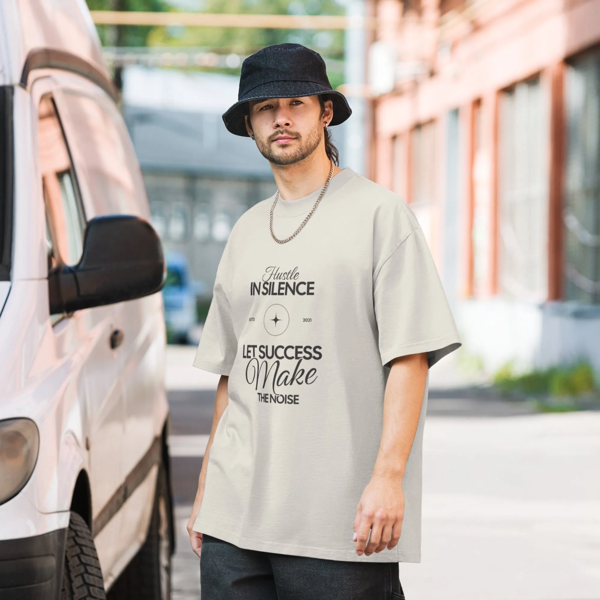 The Quiet Grind Oversized Tee (Unisex)
