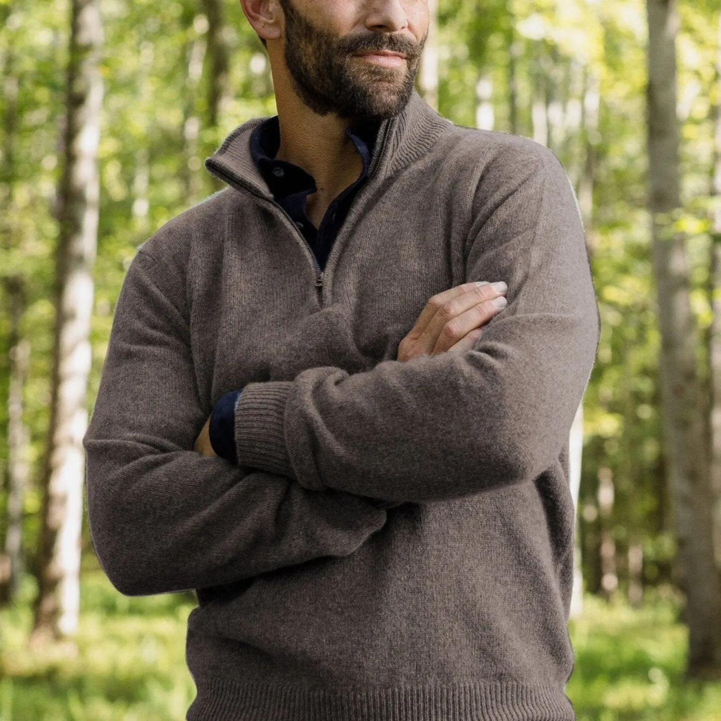 The Seal Heather Ashton Quarter-Zip Sweater