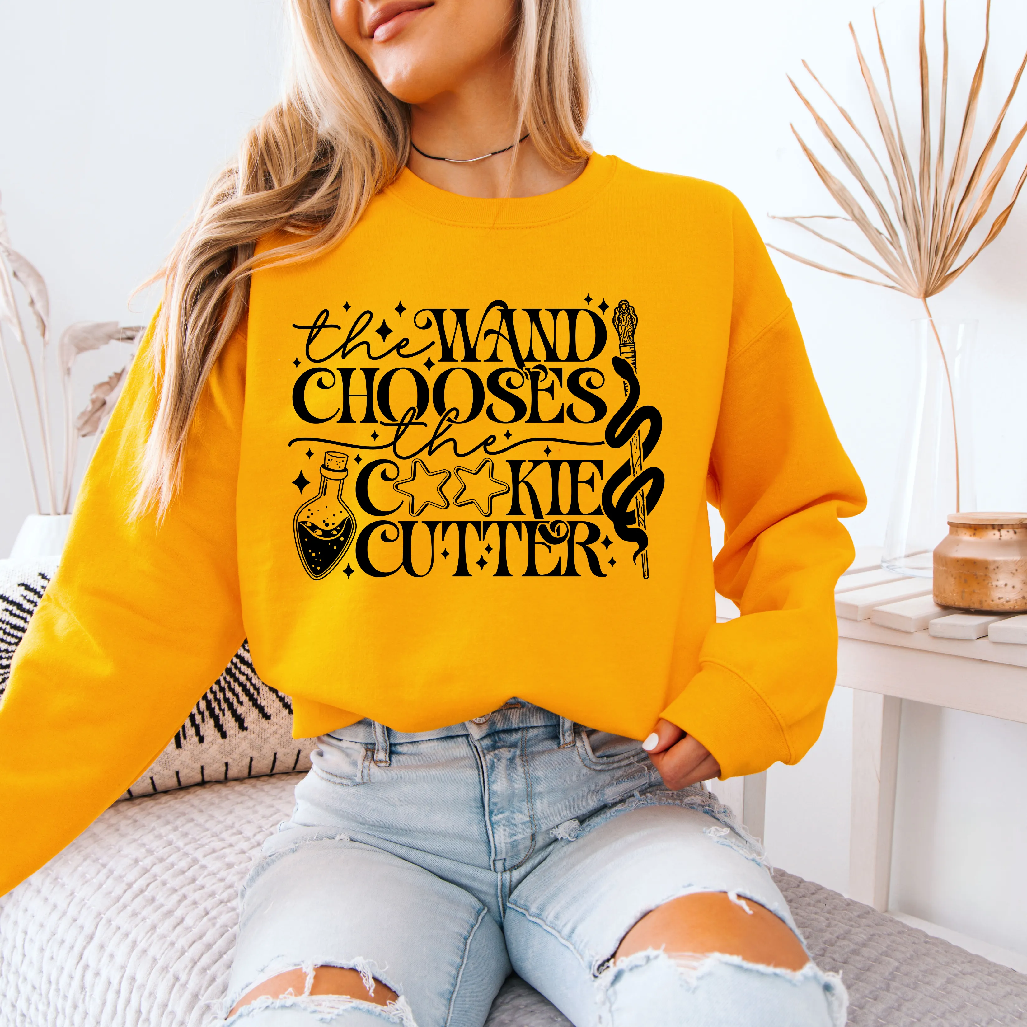 The Wand Chooses [Black Design] - Sweater