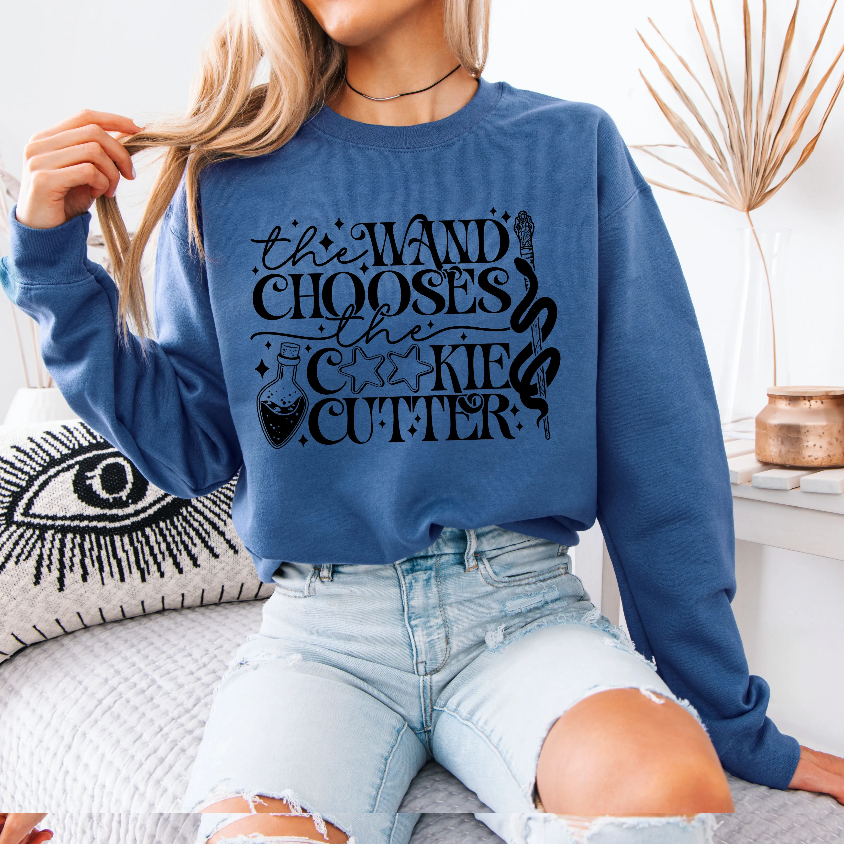 The Wand Chooses [Black Design] - Sweater