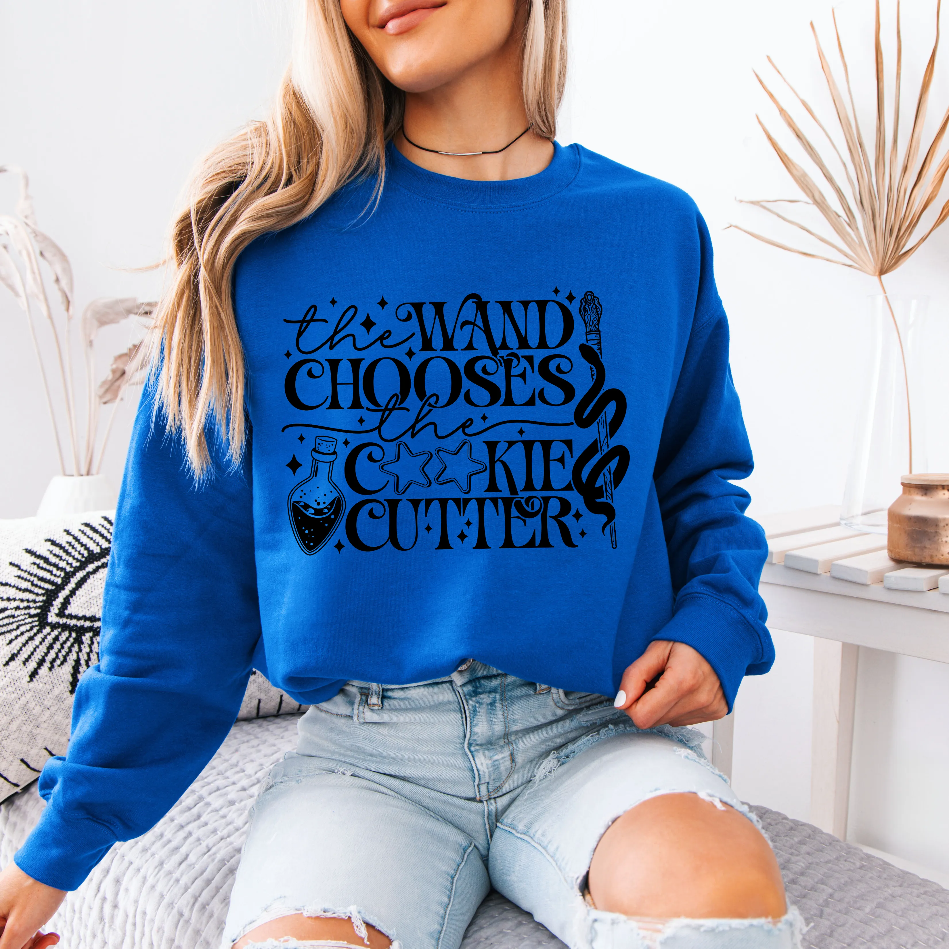 The Wand Chooses [Black Design] - Sweater