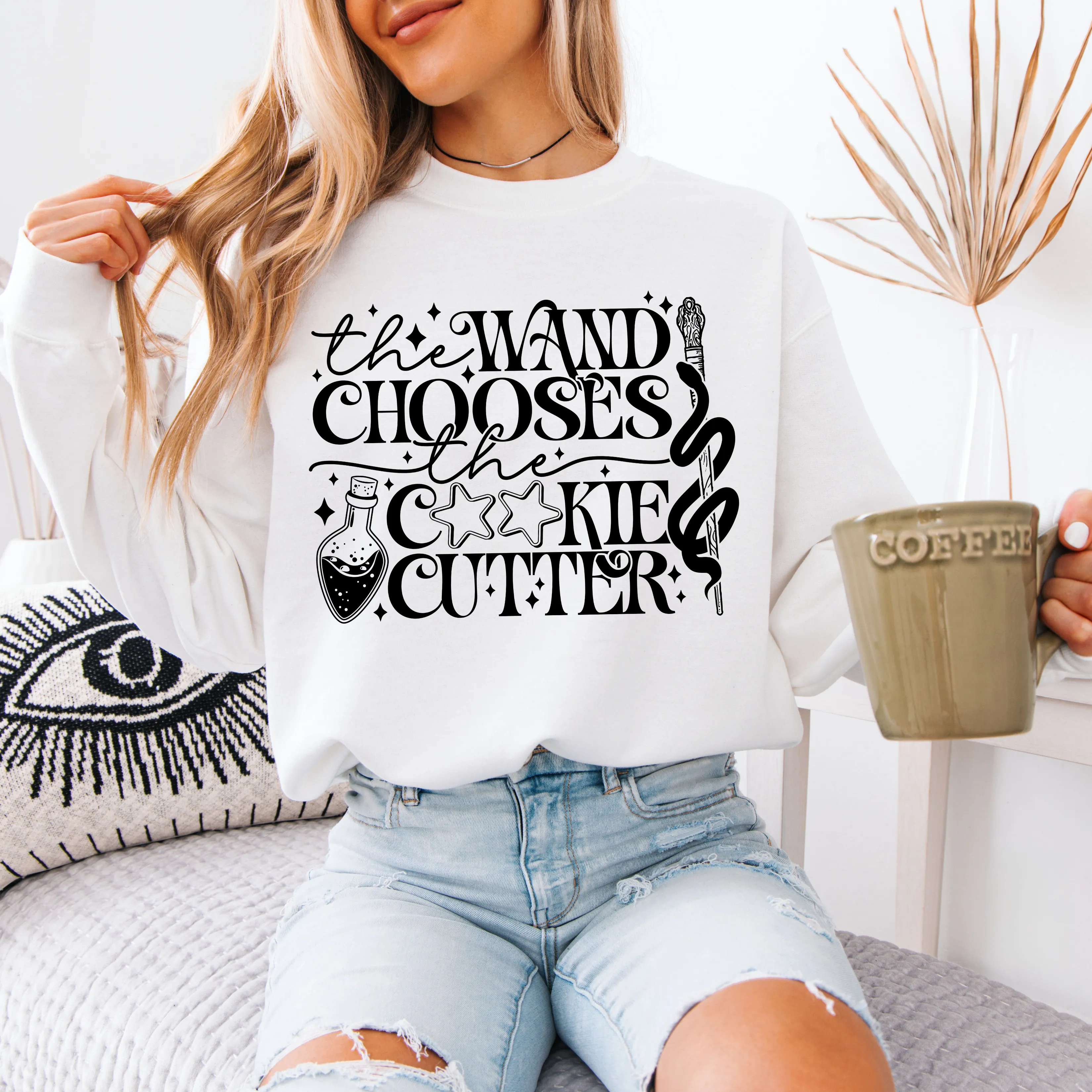 The Wand Chooses [Black Design] - Sweater