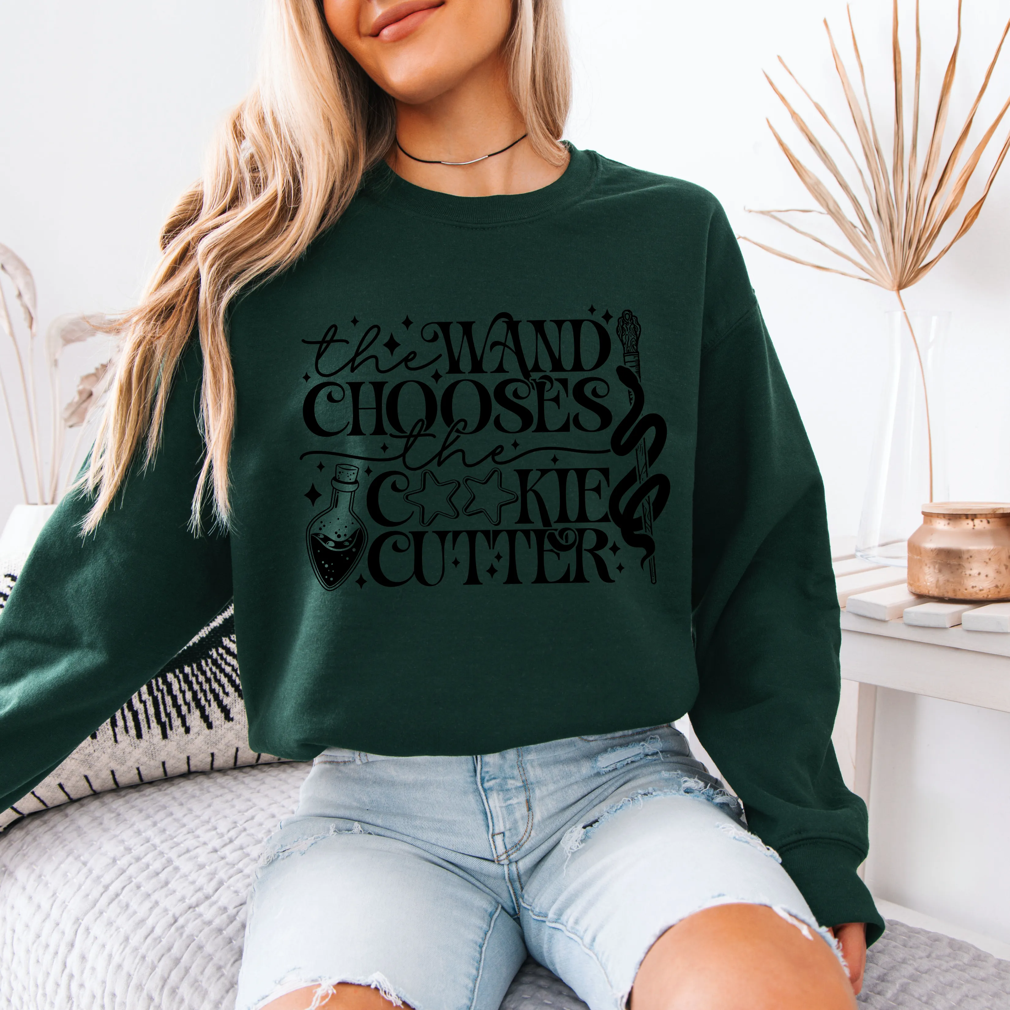 The Wand Chooses [Black Design] - Sweater