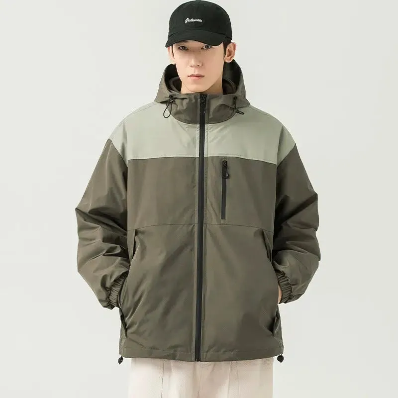 Two Piece Set Outdoor Fleece Hooded Jacket