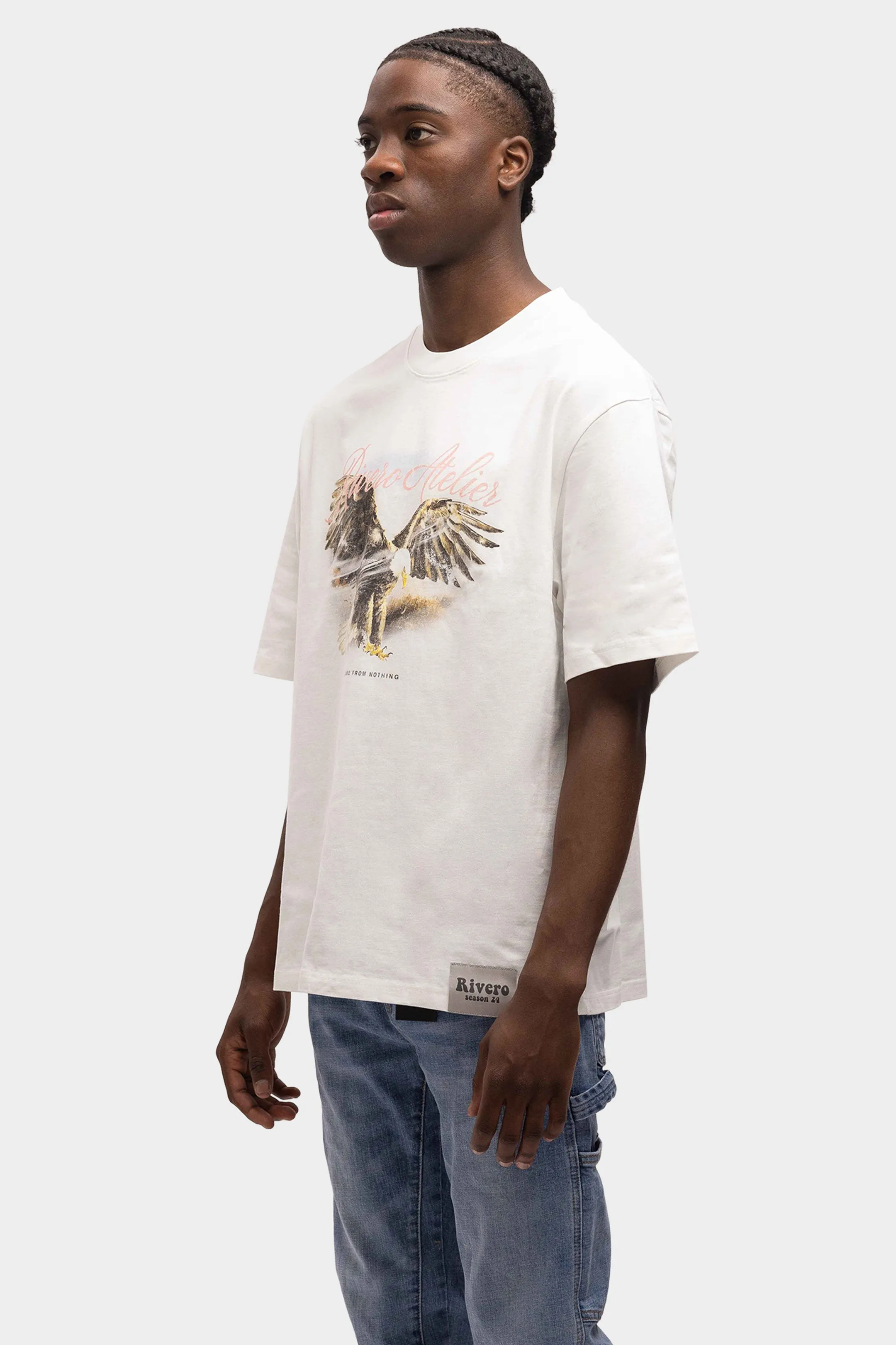 WCFN EAGLE OVERSIZED T-SHIRT WHITE
