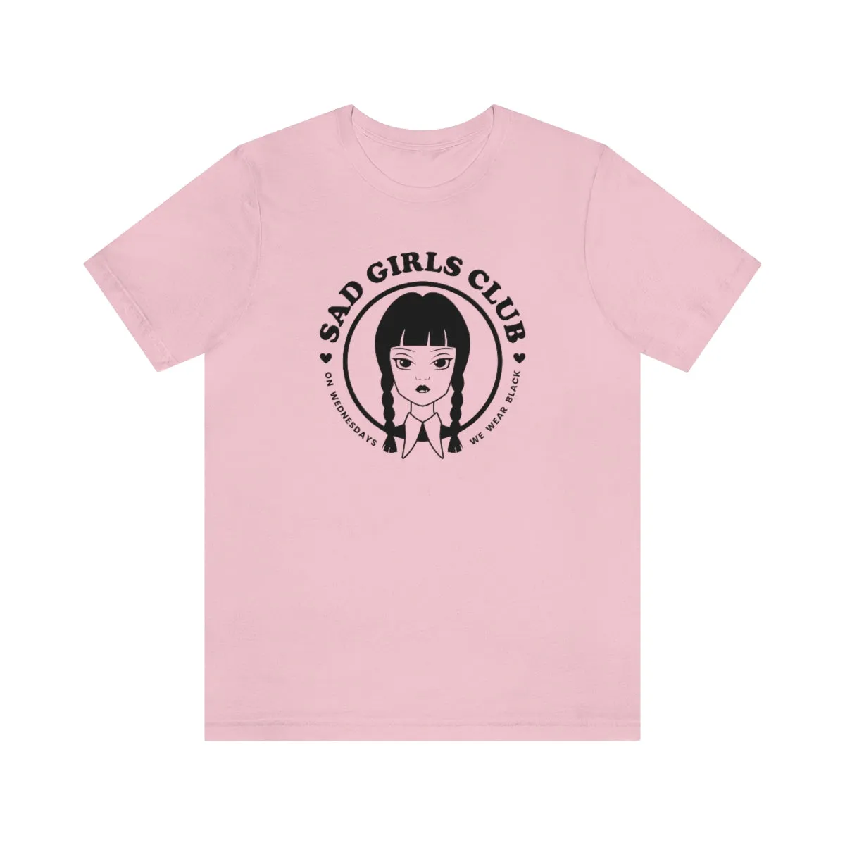 Wednesday Addams Sad Girls Club Soft Tee
