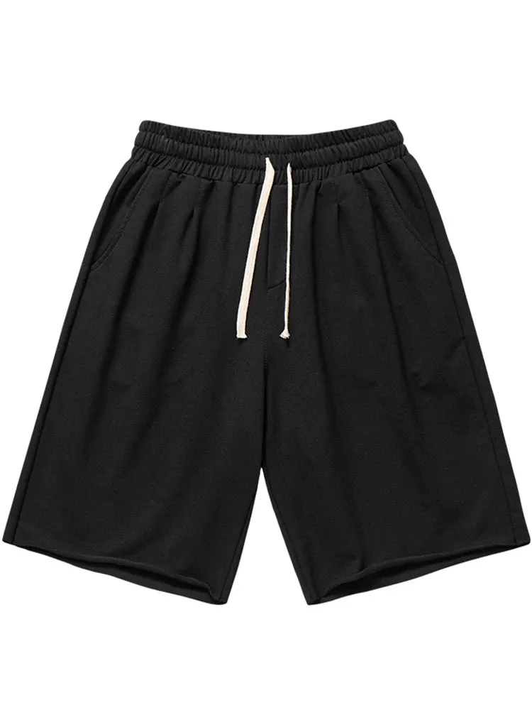 WIDE-LEG COTTON SHORTS